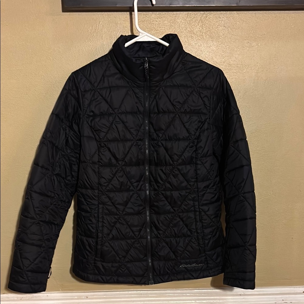 Eddie Bauer Black Quilted Jacket